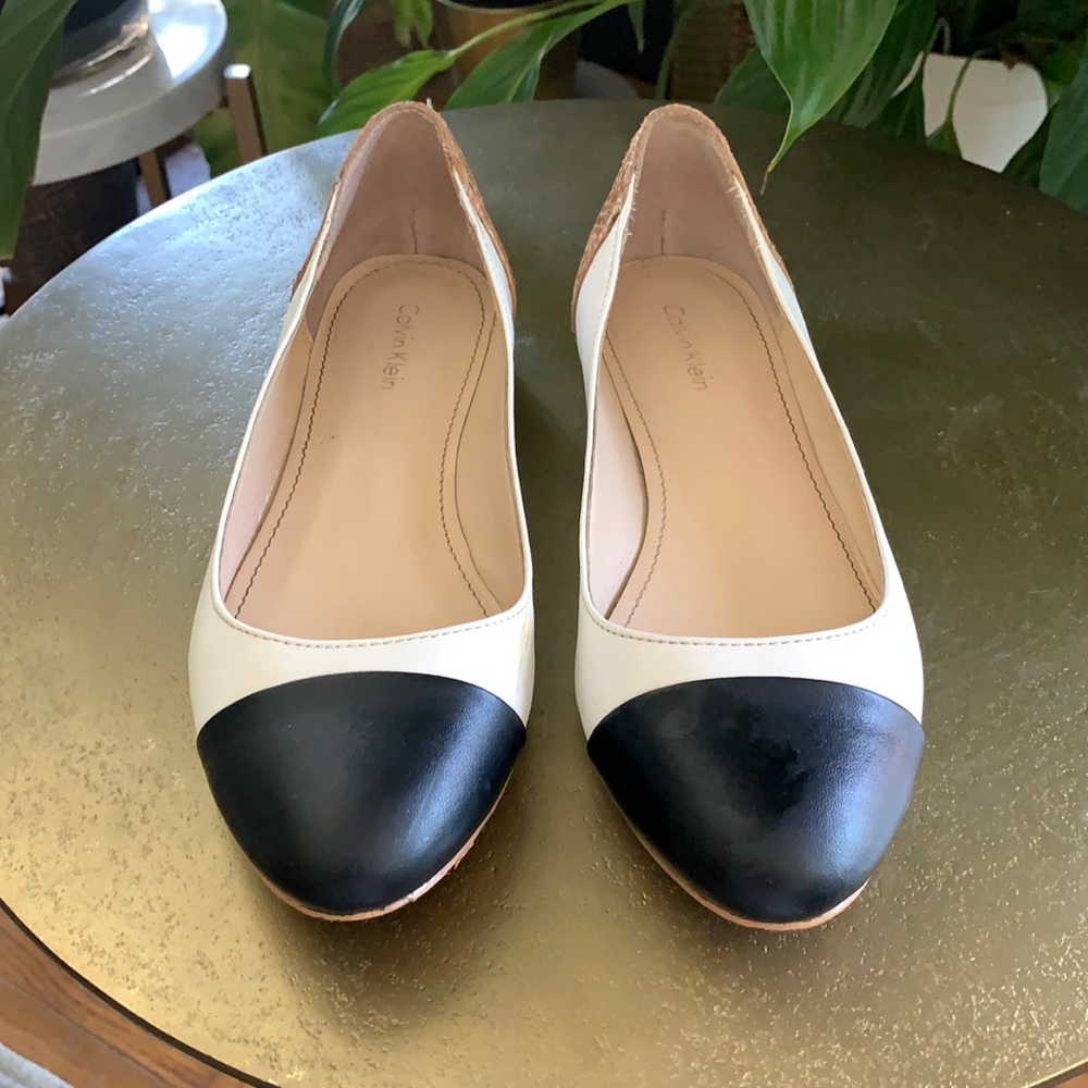 Calvin Klein - Caela - Black and White Flats - 5